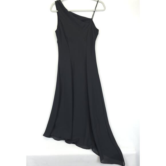 Rabbit Rabbit Designs Dress Women 10 One Shoulder Asymmetrical Hem Gown USA - Picture 2 of 10